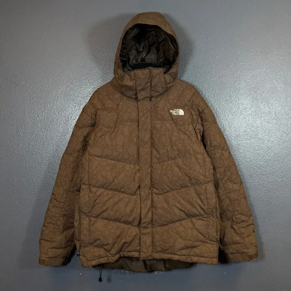 The North Face M men’s brown ski jacket RECCO PRODIGY 600 Goose down insulated